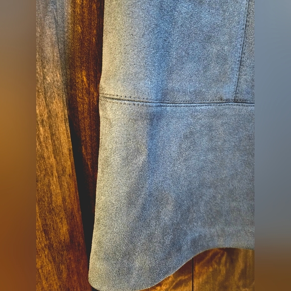 NWT - DKNY "Faux Suede Mini Flare Dress" - Picture 8 of 10